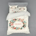 thumbnail image 2 of Ambesonne Christmas Bedding Set 3 Pcs, Vintage Garland, Twin, Multicolor, 2 of 3
