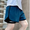 thumbnail image 7 of Liyamei Boys Athletic Shorts with Drawstring and Loose Fit for Summer Sports Size 5-16,Blue, 7 of 7