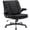 Black, variant on Hforesty Ergonomic Cross legged Chair with Inflatable Flip-up Back, Adjustable Arms, Wide Seat for Home & Office, Black