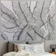BCIIG Leaf Pattern Plant Tapestry Wall Hanging Unique Style for Home