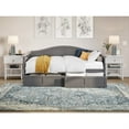 thumbnail image 4 of AFI Acadia Twin Wood Daybed with Set of 2 Drawers in Grey, 4 of 5