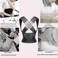 thumbnail image 3 of Back Brace And Posture Corrector For Women And Men, Adjustable Lightweight Posture Corrector Back Support, Scoliosis And Hunchback Correction-yu, 3 of 5