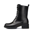 thumbnail image 4 of Botas DREAM PAIRS DMB214 negras de combate con cordones hasta media caña, 4 of 4