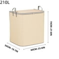 thumbnail image 1 of Clothing Storage Bags,Clothes Storage Bag Striped Clothing Storage Bag Household Large Capacity Clothing Sorting Box Cotton Quilt Storage Bag Moving Packing Bag Storage Bags for Clothes, 1 of 2