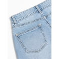 thumbnail image 5 of Wonder Nation Girls Baggy Denim Shorts, Size 5-18, 5 of 5