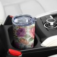 thumbnail image 5 of 20 Oz Pioneer Flower Coffee Tumbler Double Wall Insulated Stainless Steel Water Bottle | Metal Reusable Thermoses Flask with Cup Cap | Leak & Sweat Proof with Anti-Dust Lid, 5 of 7