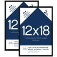 thumbnail image 4 of Studio Decor Black Multipurpose 12" x 18" Frame - Wall Frame Set with Glass Front for Digital Photos, Posters & Prints, 6 Pack, 4 of 4