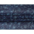 thumbnail image 4 of oneOone Velvet Medium Blue Fabric Batik Craft Projects Decor Fabric Printed By The Yard 58 Inch Wide - Y6, 4 of 5