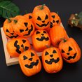 thumbnail image 2 of Injueey Adorno de calabaza de Halloween Festival Fiesta de vacaciones Sala de estar Ventana Puerta Patio Árboles Jardín Porche Estante Kits de decoración para fiestas, 2 of 6