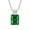 5-emerald-May, variant on Princess/Emerald Cut Birthstone May Emerald Pendant Necklace for Women 925 Sterling Silver Birthday Anniversary Jewelry Gifts