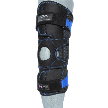 New Options Sports OA Wrap Knee Brace Right Knee Lateral or Left Knee Medial| Made in