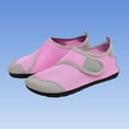 thumbnail image 2 of XUNKUSGA Women's Water Shoes Quick-Drying Breathable Mesh Hike Footwear Womens Casual Closed Toe Hook Loop Strap Barefoot Aqua Socks for Beach Swim Yoga,Pink,5.5-6, 2 of 5