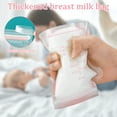 thumbnail image 5 of Plastic Breast Milk Freeze Organizer Double Insert Slots Breastmilk Freezer Container Easy Assembly Breast Milk Storage Bin With 30 Breastmilk Bags for Fridge Refrigerator, 5 of 8