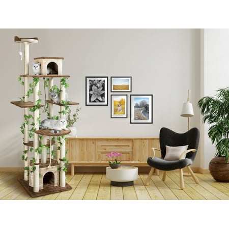 UPC: 0810602020616 | go pet club f2095 cat tree furniture  85-inch