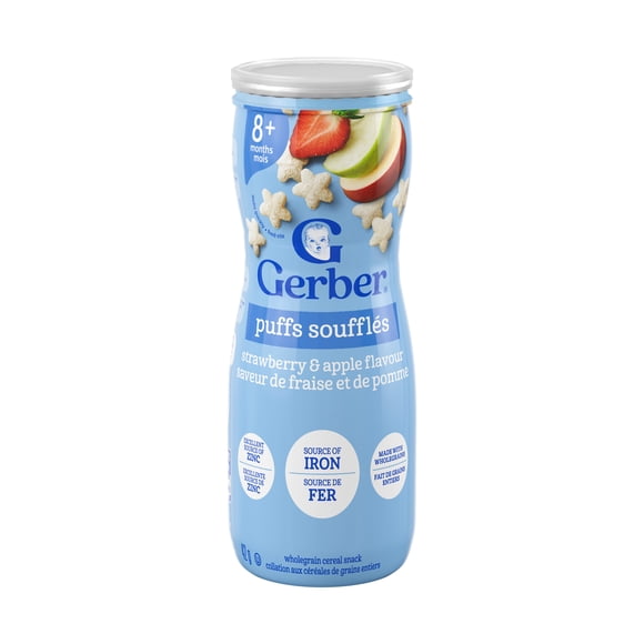 GERBER Puffs Strawberry Apple Baby Snacks