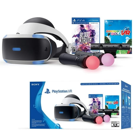PlayStation VR Bundle with Blood & Truth and Everybody's Golf