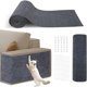 thumbnail image 1 of Protector de muebles para sofá de arañazos para gatos, 118 x 15.8 pulgadas, alfombrilla para arañazos para sofá, muebles y protector de pared, autoadhesivo recortable, protector de sofá para escalada, 1 of 8