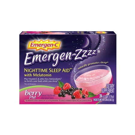 Emergen-Zzzz Nighttime Sleep Aid (24 Ct, Berry PM