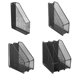 thumbnail image 4 of Tholdsy Estante para archivos y acabado: organizador fácil de limpiar y ensamblar para organizadores de suministros de escritorio de oficina Carpetas de archivos negro 29.5*23.5*31.5, 4 of 6