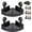 2*Black, variant on Triangle Suction Cup Shower Caddy, Adjustable Suction Cup Corner Shower Shelf, No-Drill Wall Mounted Showers Triangle Organizer Storage Rack, Space Saving Showers Caddy for Bathroom & Dorm