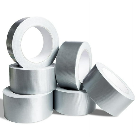 Duct Tape Heavy Duty,2 Inch x 27 Yards,6Pack Silver Duct Tape Waterproof,Strong Flexible and Adhesive for Indoor Outdoor