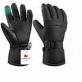 thumbnail image 1 of Guantes de esquí Pnosnesy, cálidos, impermeables y transpirables para adultos y niños, 1 of 5