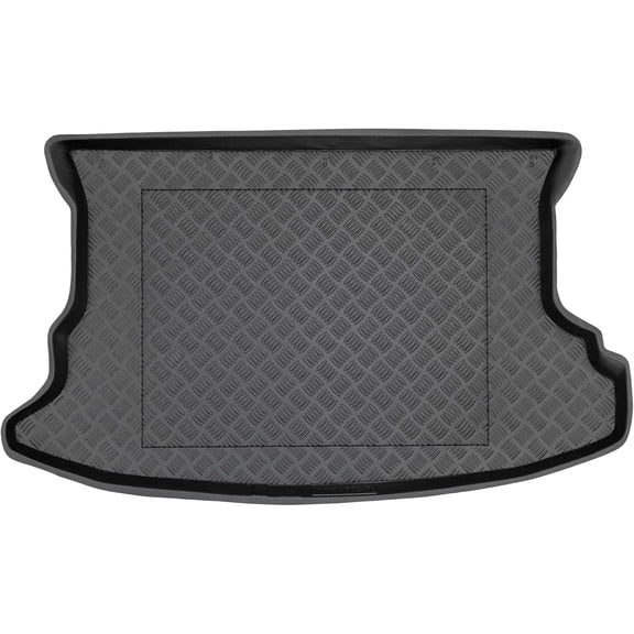 Rezaw-Plast Cargo Liner for Kia Sportage 2005–2010 – Custom Fit Trunk Mat, 1/16" PE, Waterproof, All-Weather, Raised Edges, Anti-Slip, Odorless, Durable, Black