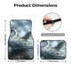 thumbnail image 5 of Fotbe Fantasy Swan Yacht Design Juego de 4 Tapetes para Auto con Estampado – Alfombrillas de Goma Reforzada, Diseño Antideslizante, Protección para Todo el Año – Vehículos, Autos, Camionetas y SUVs, 5 of 7