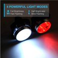 thumbnail image 3 of Bike Light Set, USB Rechargeable Super Bright Bicycle Light, Bike Lights Front and Back, Bike Headlight, 2X Longer Battery Life, Waterproof, 4 Modes (2 Cables, 4 Straps), 3 of 6