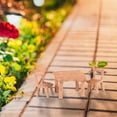 thumbnail image 6 of JHGoosa And Set Miniature Garden And Synthetic Chairs Of Made Resin Decoration Doll 3-Piece Accessories Tables Miniature Decoration & Hangs, 6 of 9