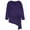 Purple - medpurple, variant on Alfani Womens Asymmetrical Pullover Sweater, Metallic, Large
