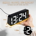 thumbnail image 2 of Sanmadrola Digital Alarm Clock for Bedroom Bedside, Loud Alarm Clock for Heavy Sleepers, Desk Clock for Living Room with Dimmer Light, Temperature, Dual Alarm, Snooze, Large Big Numbers for Seniors, 2 of 9