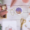 thumbnail image 6 of 3drose, Wild Oats, 3 inch Snowflake Porcelain Ornament, 6 of 7