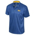 thumbnail image 2 of Men's Colosseum  Royal Pitt Panthers Football Print Polo, 2 of 3