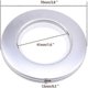thumbnail image 2 of 50 Pieces Round Curtain Rod Rings Plastic Curtain Eyelet Rings Clips Inner Diameter 42mm Diy Rings For Window Curtain Cloakroom Door Curtains-XinHan, 2 of 5