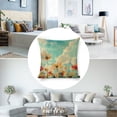 thumbnail image 3 of flowers sky cloudslinen toss pillowcase decoration pillowcase gifting preferred 20x20inch cushion cover sofa pillowcase sofa bedroom living room car, 3 of 8