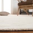 thumbnail image 4 of SAFAVIEH Abstract Rachelle Trellis Wool Runner Rug, Ivory/Beige, 2'3" x 8', 4 of 11