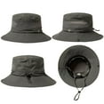 thumbnail image 4 of FL Mens Bucket Sun Bucket Hat Wide Brim, Waterproof Boonie Hiking Fishing Beach Safari Hats for Summer, 4 of 4