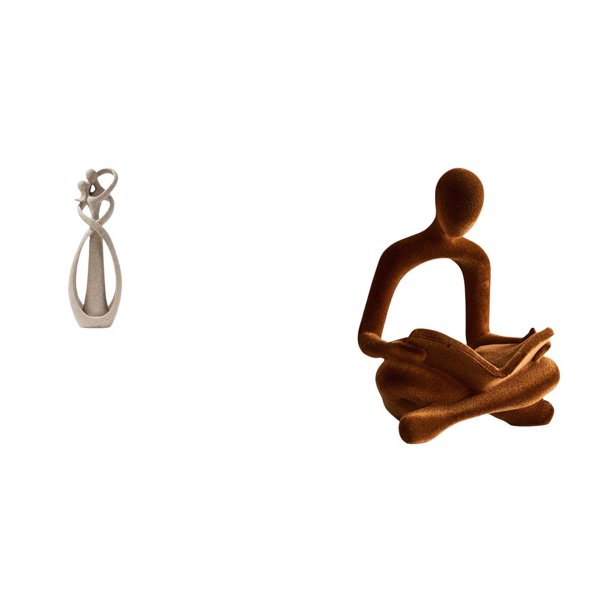 Escultura De Figura Humana De Amantes Besándose, Altura 21,5 Cm, Colección De Arte De Pensadores Abstractos, Regalo De Aniversario, Adorno De Mesa, Decoración De Estantería, Escultura De
