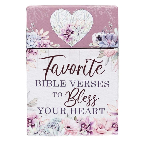 Favorite Bible Verses to Bless Your Heart, Inspirational Scripture Cards to Keep or Share