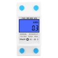 thumbnail image 2 of Medidor de energía Ticfox 5-32A 110-130V 60Hz LCD Retroiluminación Monofásico Montaje en carril DIN, 2 of 14