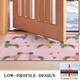 thumbnail image 3 of Colorful Funny Dachshund Door Rugs,Washable Non Slip Door Mats Indoor,Decorative Door Mats,Entry Mat Indoor for Entrance,Bedroom,Kitchen,Bathroom,17"x30", 3 of 6