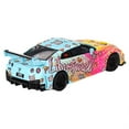 thumbnail image 2 of 35GT-RR Ver.1 "LB-Silhouette Works GT" Light Blue and Yellow with Graphics "LBWK KUMA" Limited Edition 1/64 Diecast Model Car by Mini GT, 2 of 2