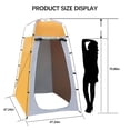thumbnail image 6 of Portable Pop-up Tent - Waterproof Shower Tent, Outdoor Shower, Bath, Changing, Fitting Room Tent Shelter for Camping, Beach, Privacy Toilet, 6 of 10