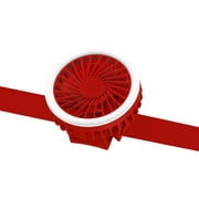 ZAXARRA Mini Watch Fan Rechargeable LED Light Fan with Detachable Wrist Strap