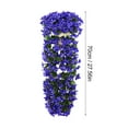 thumbnail image 2 of Flowers Hanging Bunch Violet Flower Garland Wisteria Orchid Wall Decorative Floral Arrangement, 2 of 2