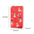 thumbnail image 3 of Kraft Paper Christmas Gift Bags with Holiday Designs, Reusable Paper Gift Bags for Parties and Events, Festive Packaging for Small to Medium Gifts and Treats(A), 3 of 6
