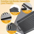 thumbnail image 4 of Sartén Reversible para Parrilla Plancha Rectangular Hierro Fundido, Precalentado Plancha de Doble Quemador, Sartén Grande Antiadherente Superior con Asas para Estufa Parrilla Gas Horno Hoguera, 4 of 4