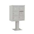 thumbnail image 4 of Salsbury Industries Pedestal Mounted 6 Units 7 Door Front Load 4C Horizontal Cluster Box Unit, 4 of 6