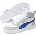 thumbnail image 1 of PU & MA CAVEN MID NIXED TRAINERS SNEAKERS MEN SHOES WHITE/GREY/BLUE SIZE 10.5 NEW, 1 of 6